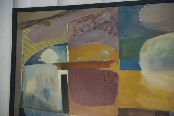 Abstract painting/canvas, 1969