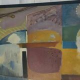 Abstract painting/canvas, 1969