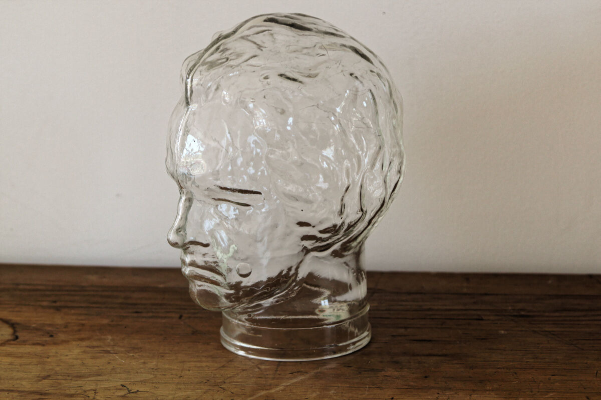 Vintage glass marotte