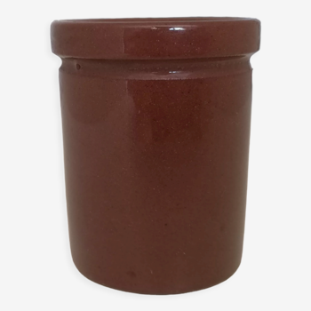 Brown ointment jar