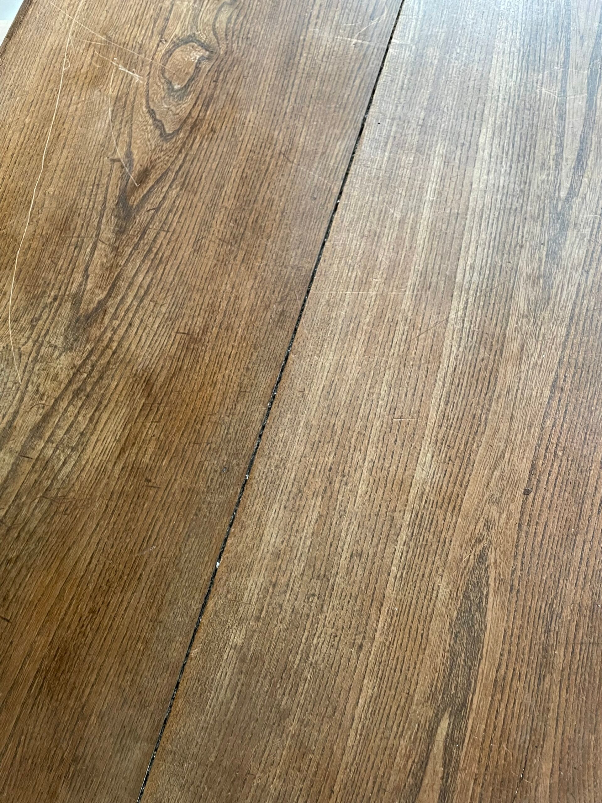 Solid oak farmhouse table