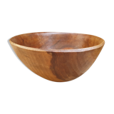 Coupe à fruits en bois sculpté
