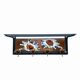 Vintage wall-mounted coat rack in steel, brass and ceramic