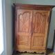 18th century fruitwood cabinet with original inscription