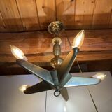 Lustre en étoile milieu XX siècle