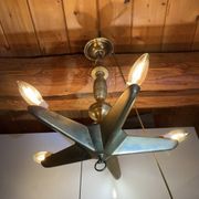 Lustre en étoile milieu XX siècle