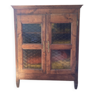 Antique glass bookcase