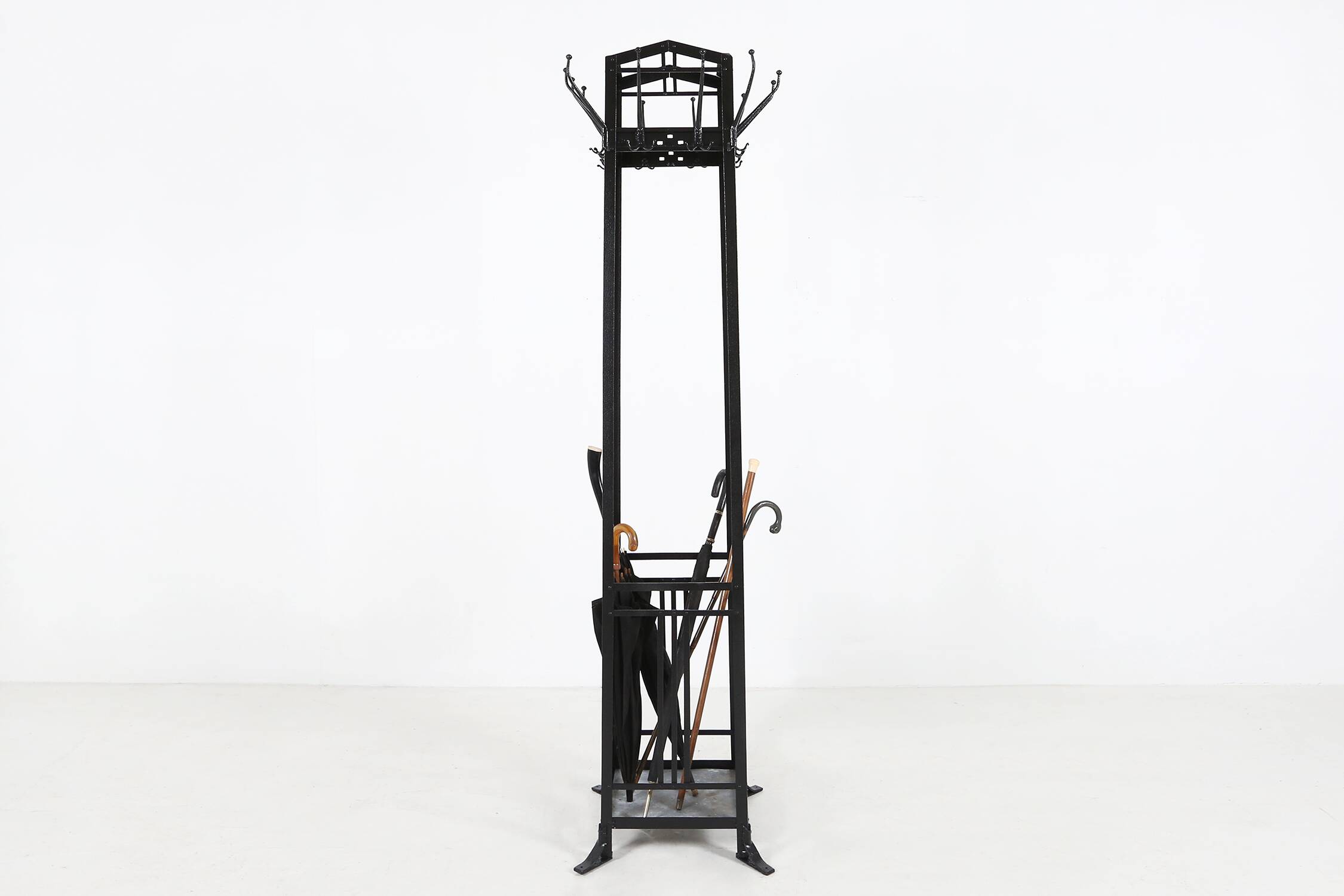 Antique Gustave Serrurier-Bovy Style CoatRack 1905