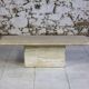 Table basse travertin italien, 1980