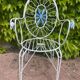 4 fauteuils provençaux en fer forgé des années 60