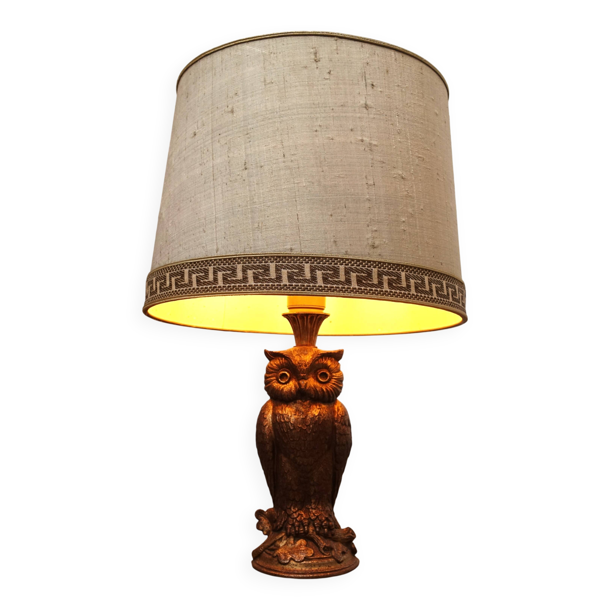 Deknudt owl lamp