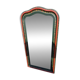 Miroir bois peint décor savoyard