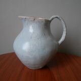 Vase with handle pitcher handmade pottery ceramic Wabi-Sabi Japandi Scandinavian countryside