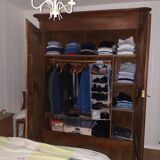 Antique solid oak cabinet