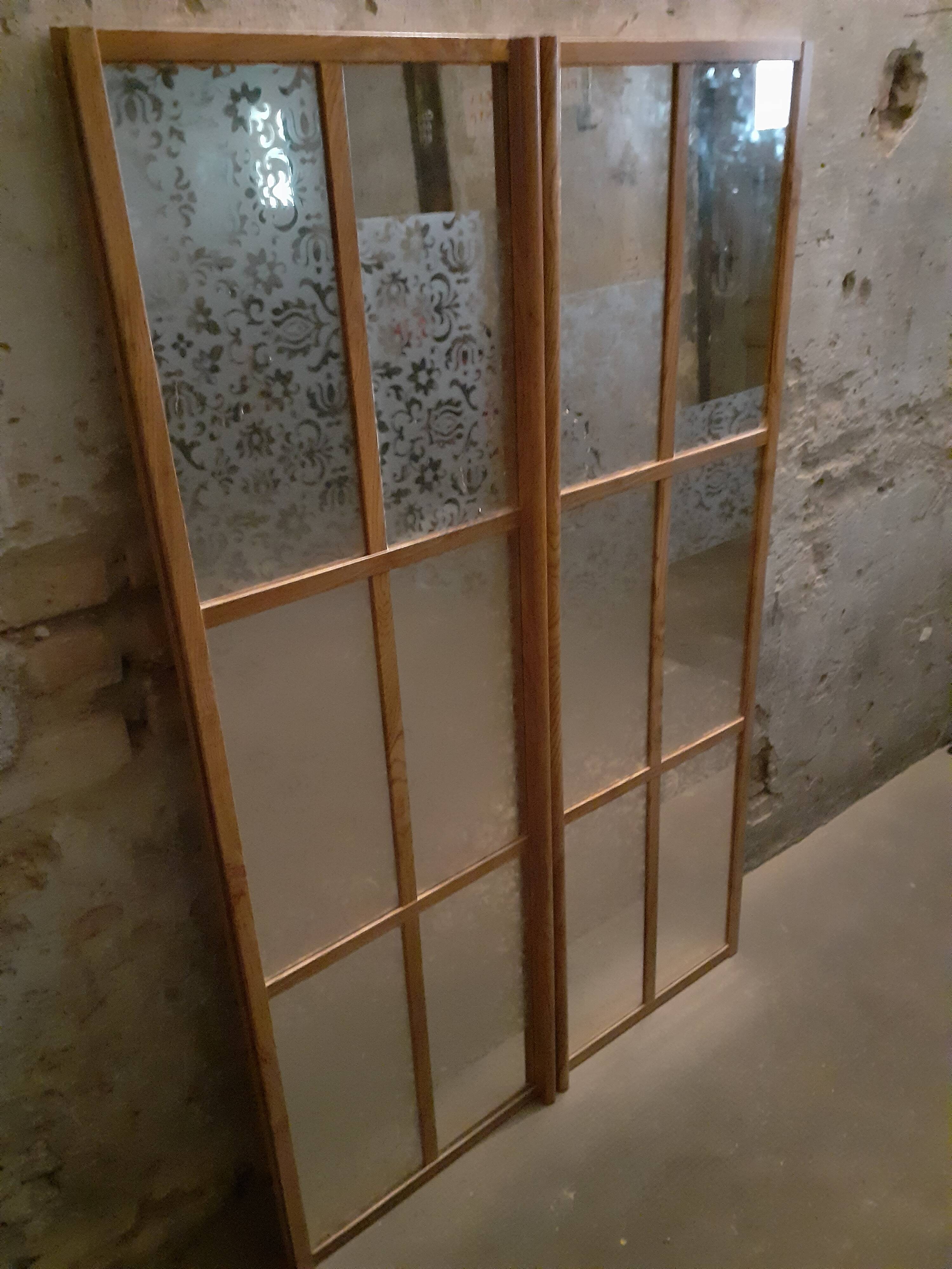 Paire de portes d'armoire nordique