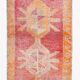 3x10 Turkish Red & Orange Vintage Runner Rug, 90x295Cm