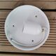 Vintage clear glass flush mount lamp