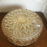 Vintage iridescent amber ceiling