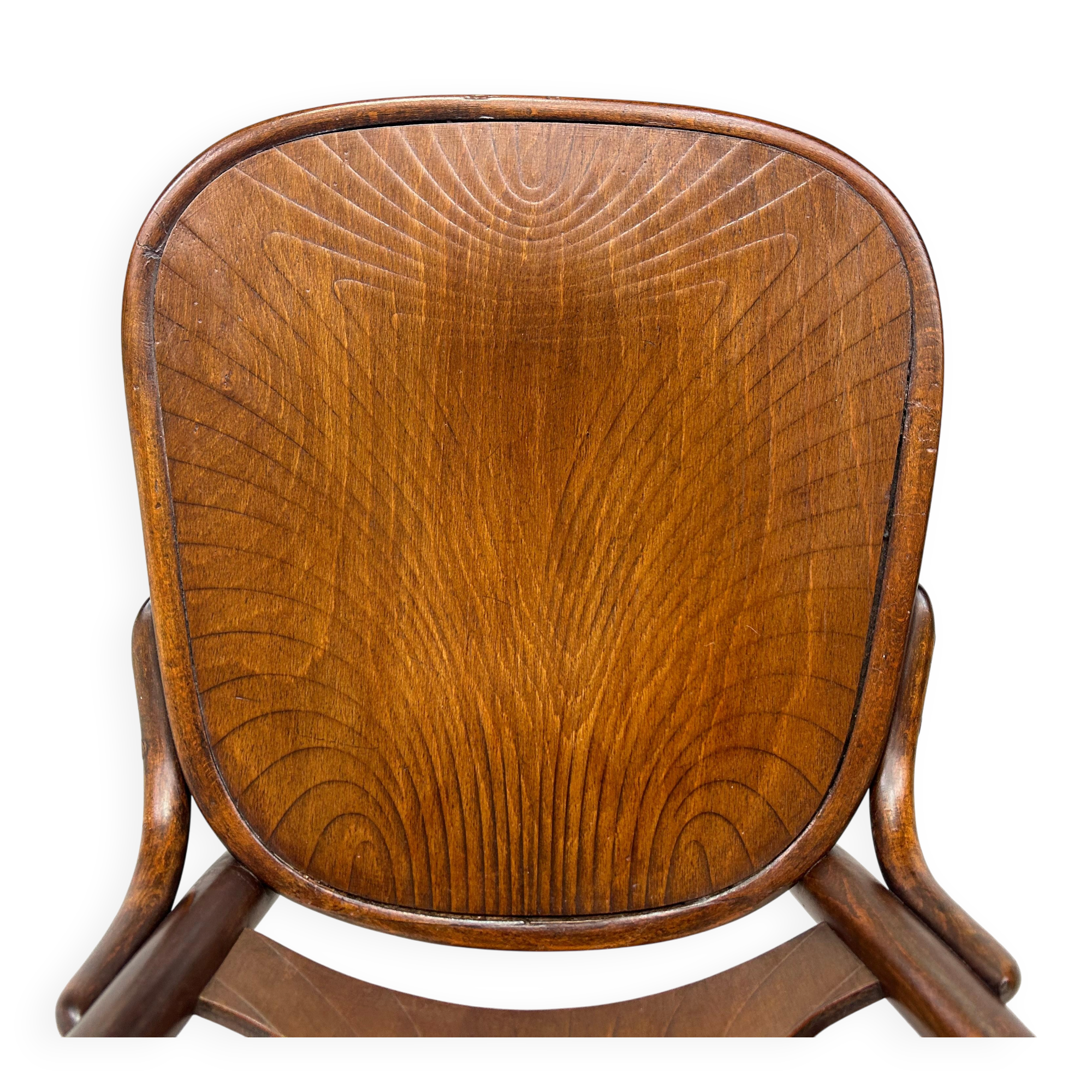 Chaise de salle à manger Jugendstil très rare n°522 par Thonet