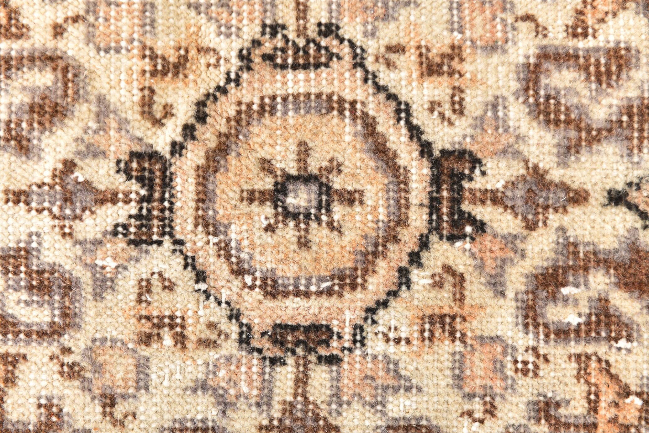 6x9 Sage Green Classic Pattern Turkish Vintage Rug, 170x281 Cm