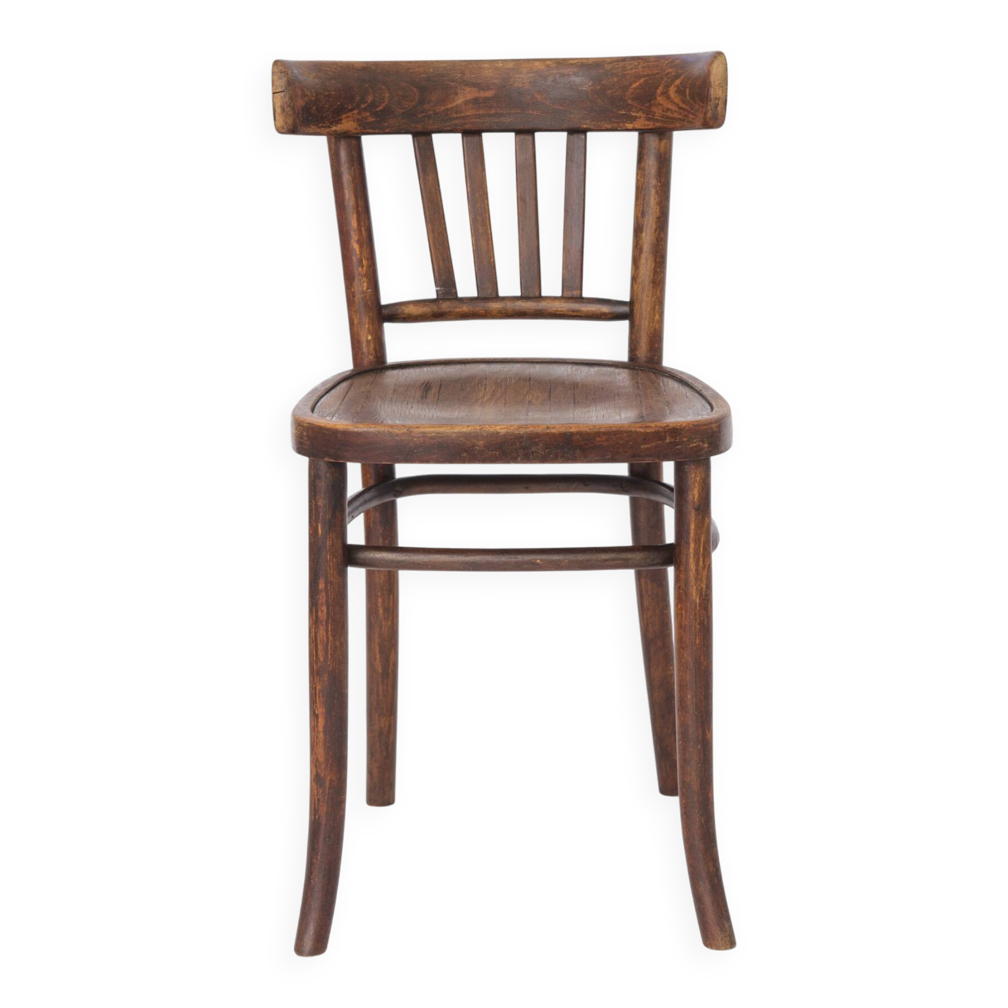 Vintage Chair 1950s Germany, Beech Wood, Mid Century Wooden Chair, Dining