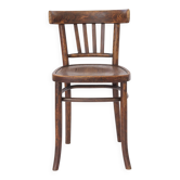 Chaise vintage années 1950 Allemagne, bois de hêtre, chaise en bois du milieu du siècle, salle à manger