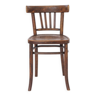Vintage Chair 1950s Germany, Beech Wood, Mid Century Wooden Chair, Dining