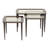 Set of nesting tables by Ico Parisi for De Baggis, Italy, 1955.