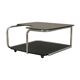 Table basse trolley, design italien, années 1980, production : Italie