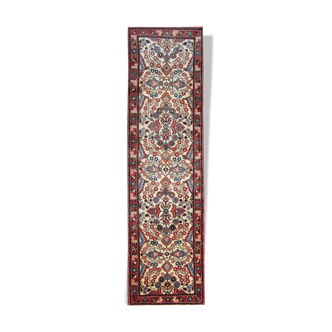 Tapis de laine traditionnel fait main 82x295cm