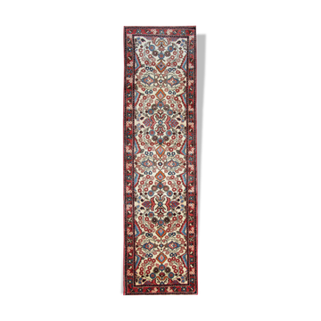 Tapis de laine traditionnel fait main 82x295cm