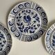 Johnson Brothers Chanticleer blue and white set of 3 plates