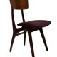 Vintage dining room chairs teak Topform design 60s Louis van Teeffelen
