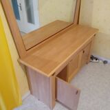 Sideboard/enfilade with solid wood mirror