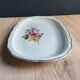 Vintage oval serving platter in white porcelain