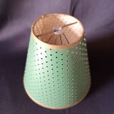 Perforated clip-on lampshade