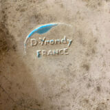 Old Poche D YRONDY Turquoise Blue Ceramic Made In France Wine