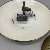 Unique Round Brass Wall Light in Gino Sarfatti Style, Italy 1950s