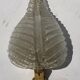 Large Frosted Murano glass sconce