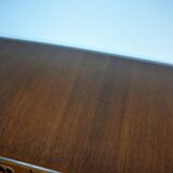 Scandinavian teak and metal row lb Larsen Kofod