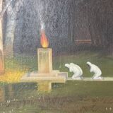 Oil on canvas The Sacred Grove