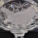 Vintage crystal fruit or candy bowl
