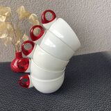 Tasses Guzzini à déjeuner en porcelaine