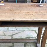 Vintage wooden school desk for children