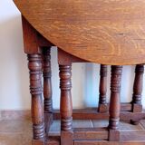 English folding gateleg table