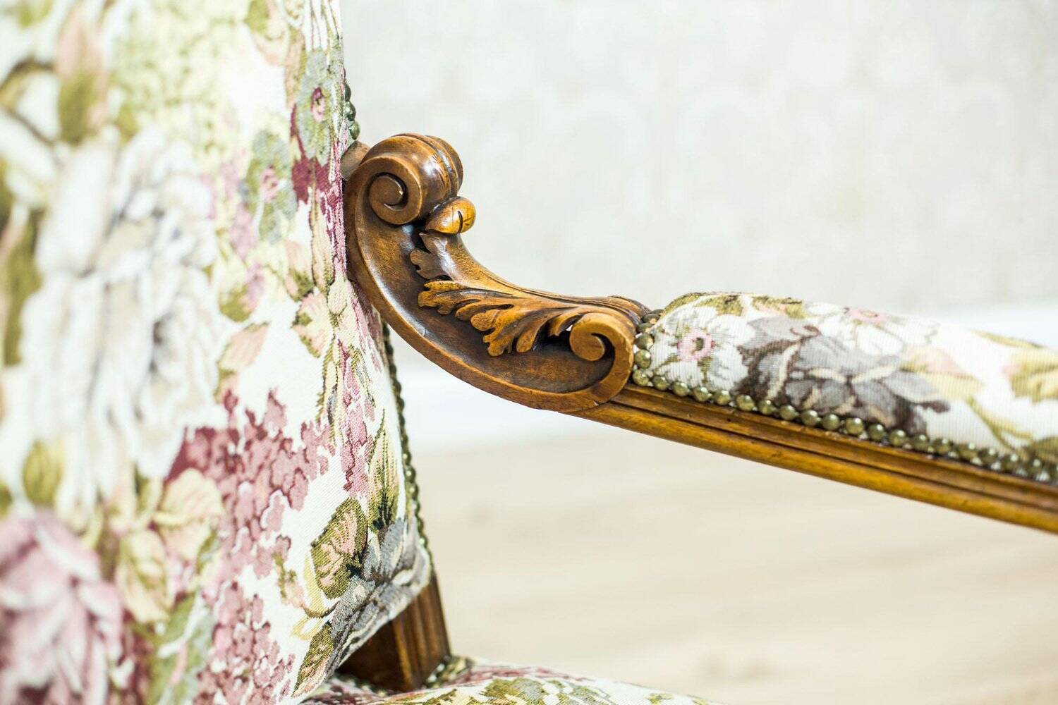 Antique French Oak Chair, 1890s