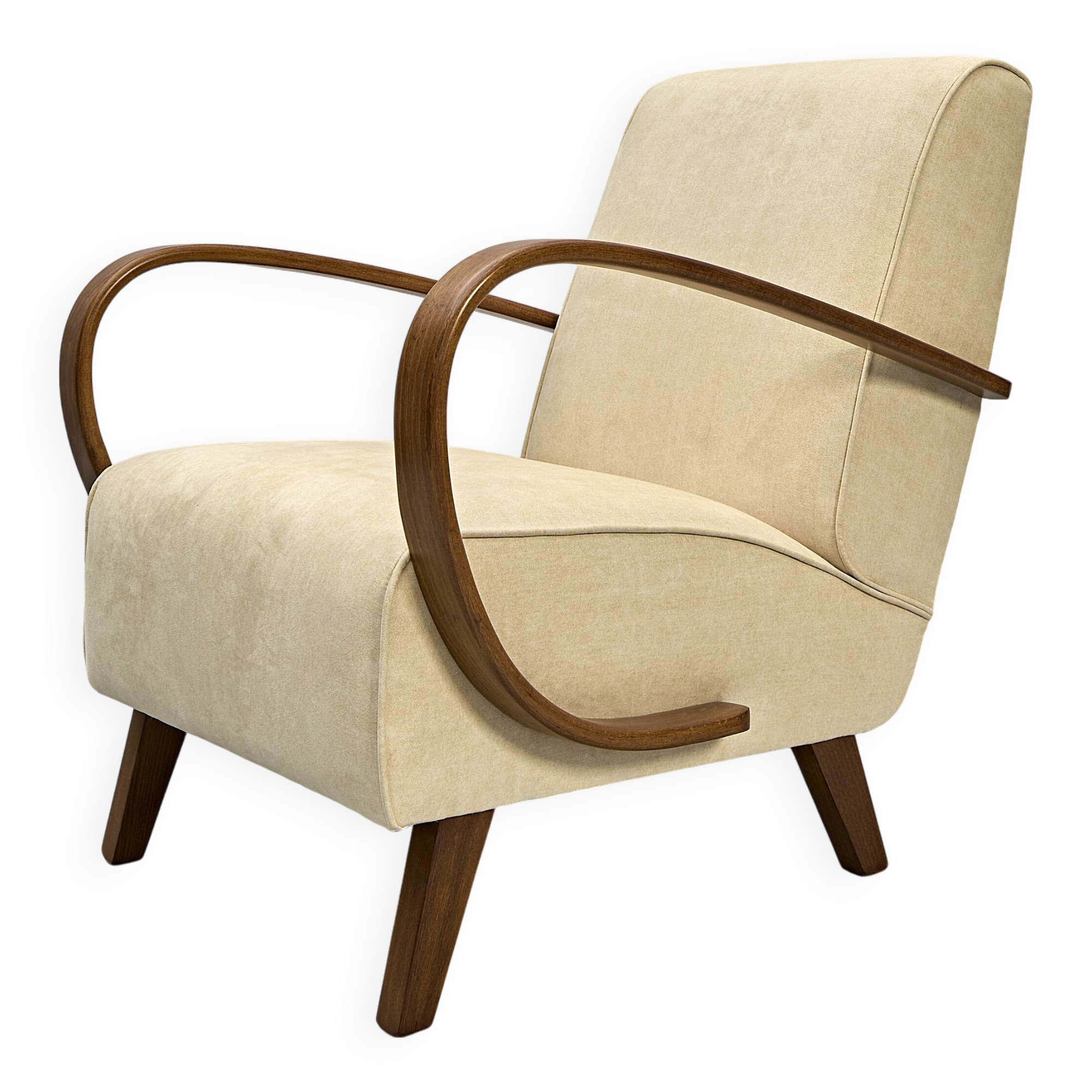 H-410 Armchair by Jindřich Halabala, 30's