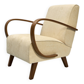 Fauteuil H-410 par Jindřich Halabala, années 30