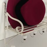 Vintage wall coat rack