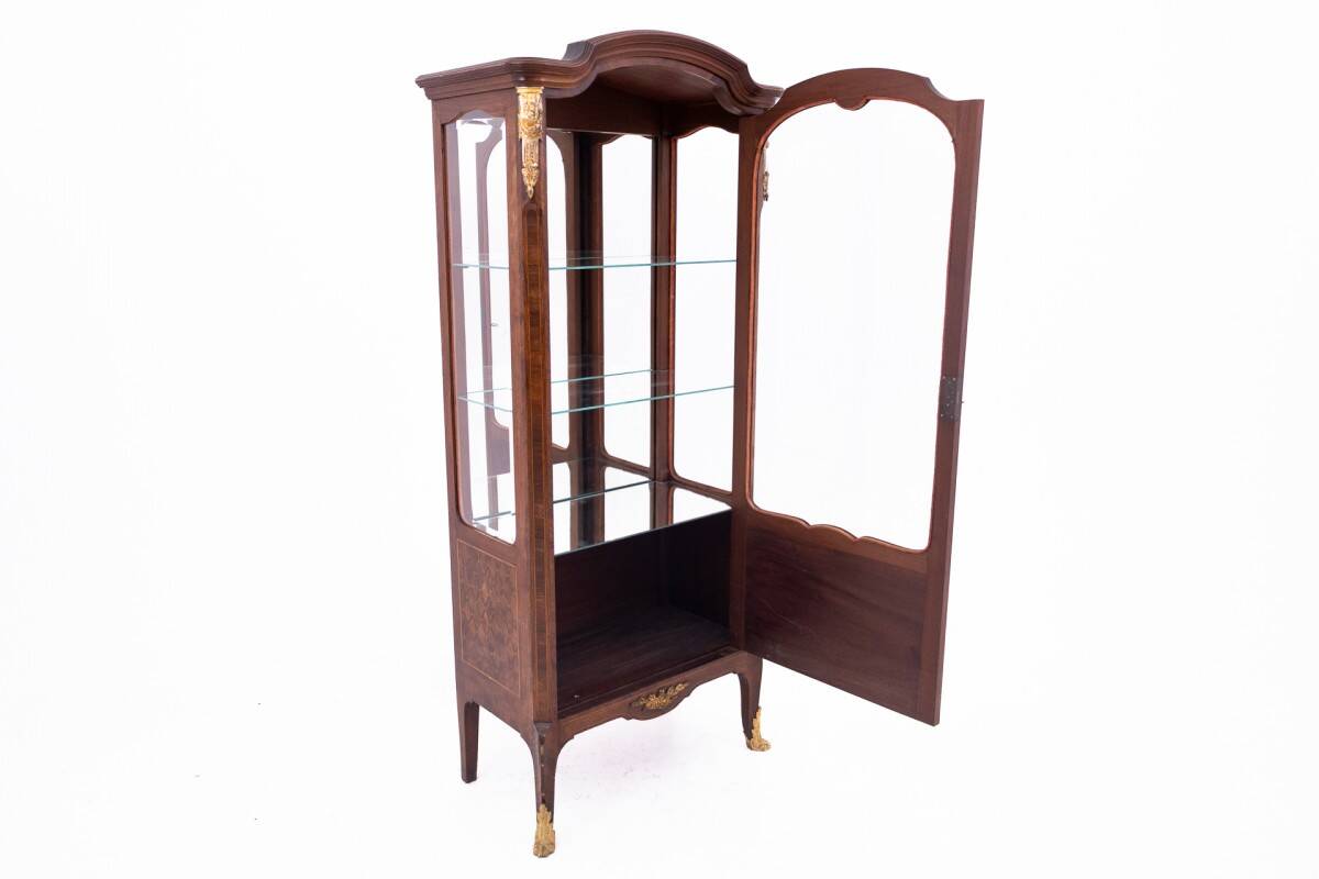 Antique display cabinet from the late 19th century, France.